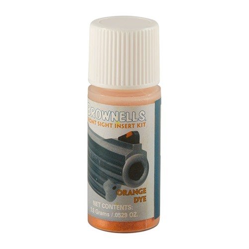 Mejora tu puntería con FRONT SIGHT PIGMENT naranja de 0.05 oz, ideal para resaltar tu punto de mira y asegurar una mejor precisión en cada disparo.
