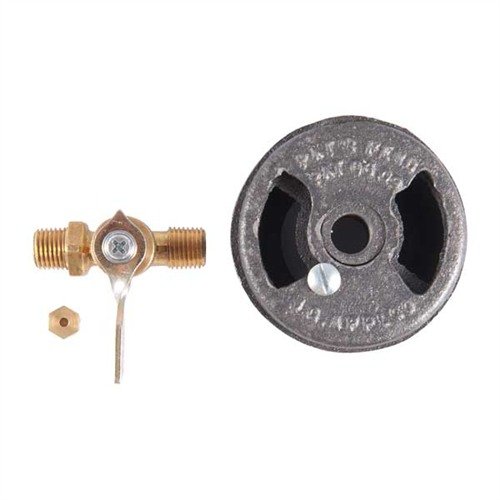 El quemador de tubo BROWNELLS es perfecto para calentar sales de bluing, ahorrando tiempo y gas, con 42,000 BTU de capacidad y diseño eficiente.