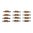 BROWNELLS 12 GAUGE DOUBLE-UP BRONZE BRUSHES 12 PACK