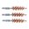 BROWNELLS STANDARD LINE BRONZE PISTOL BRUSH 9MM-38/357 CALIBER 3 PACK
