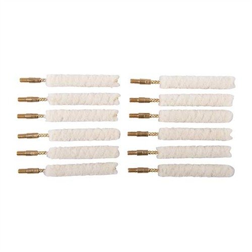 Los mopas de lana virgen de Brownells son ideales para limpiar tu arma, absorben bien el aceite y no rayan el cañón gracias a su diseño de bronce.