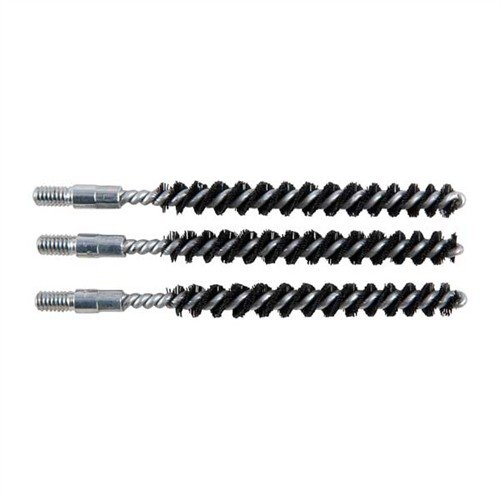 Las brochas de nylon .22 de Brownells son duraderas y efectivas, perfectas para eliminar residuos sin rayar el cañón. Paquete de 3 para mayor conveniencia.