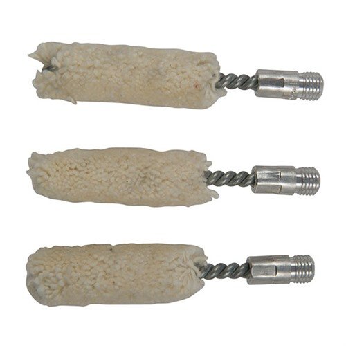 Los COTTON BORE MOPS de BROWNELLS son ideales para limpiar, absorben solventes y aceites, y su acción de fregado natural elimina la suciedad de forma efectiva.