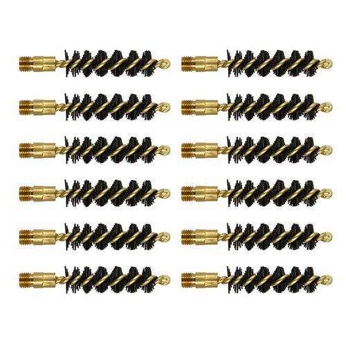 Las cepillos de nylon de peso pesado de Brownells limpian depósitos difíciles en tu escopeta sin dañar el cañón, son duraderos y compatibles con tu solvente favorito.