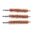 BROWNELLS CHAMBER BRUSH, BRONZE, .44/.45 CALIBER, 3 PACK
