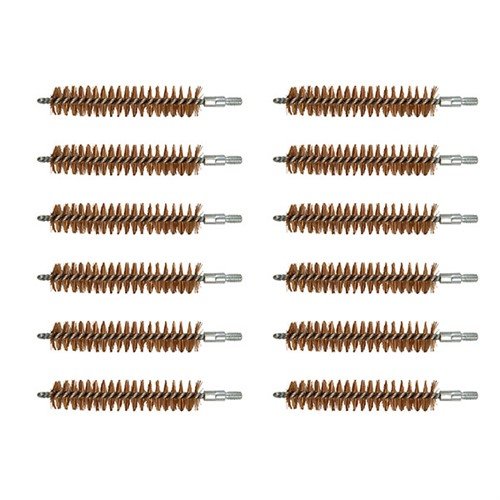 Las escobillas de cámara de bronce de Brownells limpian fácilmente las cámaras sucias con cerdas de bronce fosforado, perfectas para la mayoría de calibres.