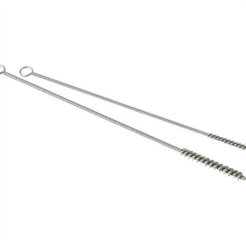 Las brochas de puerto para escopeta de acero inoxidable son resistentes y perfectas para limpiar los puertos del cañón, eliminando residuos de cartuchos y carbón.