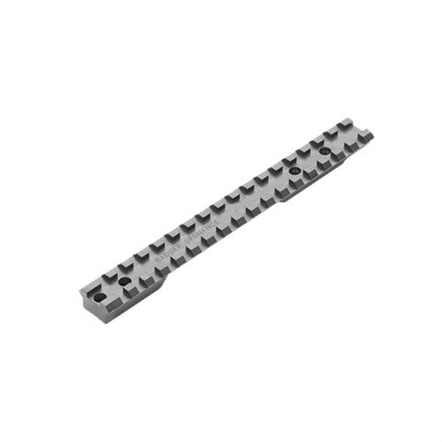 La riel Badger Ordnance para Remington 700 Long Action ofrece un ángulo incorporado para tiros de larga distancia, con diseño robusto y compatibilidad Picatinny.