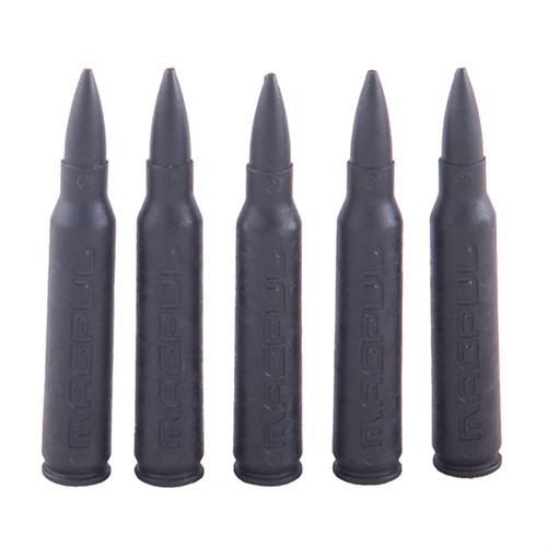 Strike Industries 5-Pack 223/5.56 Polymer Snap Cap Dummy Rounds - Orange Training Ammo