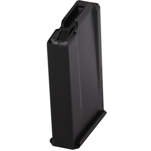 Consigue el cargador AICS de 10rd para .223/5.56, fabricado en acero tratado, con acabado Teflon y alimentador de polímero, ideal para rifles compatibles.