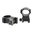 NIGHTFORCE 30MM EXTREME 1.5" 6 SCREW ULTRALIGHT RINGS