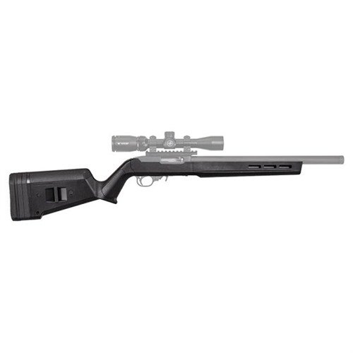 El culatín ajustable Hunter X-22 de MAGPUL para Ruger 10/22 ofrece ergonomía mejorada, construcción de polímero reforzado y múltiples opciones de montaje.
