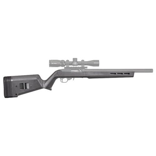 El culata ajustable MAGPUL para Ruger 10/22 ofrece ergonomía mejorada, construcción duradera, ajuste de LOP, y opciones M-LOK para accesorios.