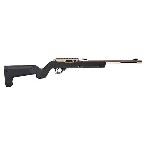 El stock X-22 Backpacker de Magpul para Ruger 10/22 Takedown es ligero, ergonómico y cuenta con compartimentos de almacenamiento para hasta 3 cargadores.