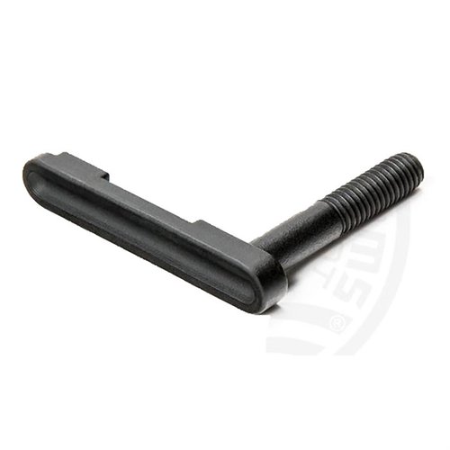 El Enhanced Magazine Catch de Battle Arms es más fuerte y ligero, con un perfil bajo que evita liberaciones accidentales. Compatible con botones estándar.