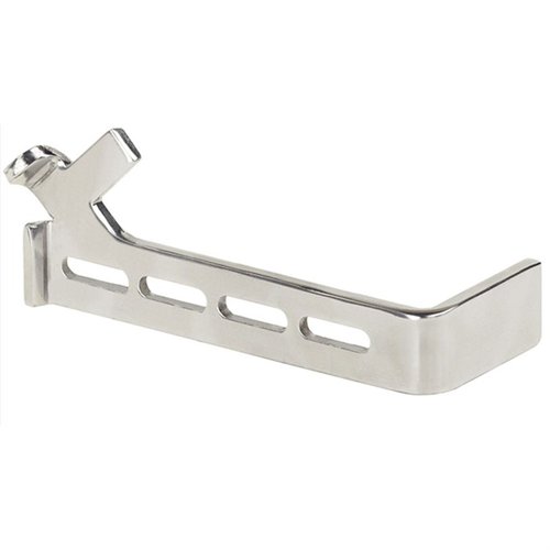 El conector 5.0 Tactical de GHOST reduce el peso del disparo a 5 libras, mejora el reset y elimina el sobreviaje, todo en acero inoxidable pulido.