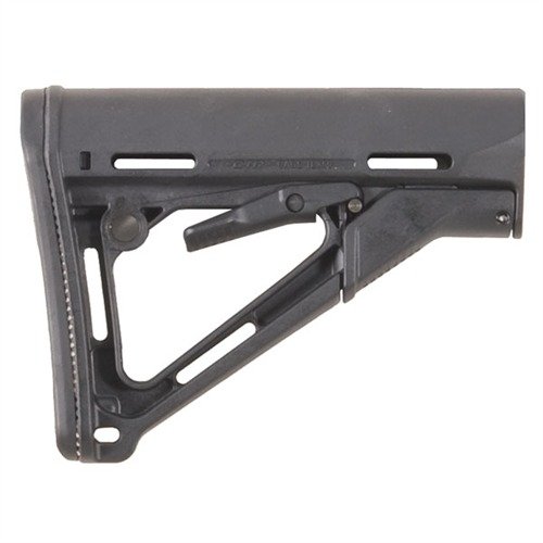 El stock MAGPUL AR-15 CTR ofrece un ajuste sólido sin movimiento, comodidad mejorada, y múltiples opciones de montaje para un rendimiento óptimo en tu rifle.