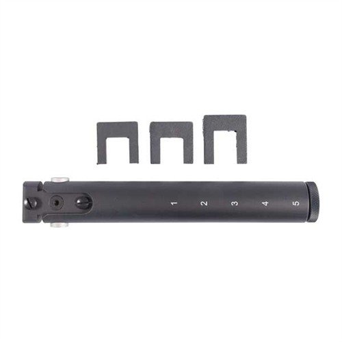 Convierte tu AK-47 en un rifle más versátil con el adaptador VLTOR, que permite instalar un stock colapsable M4 y ofrece cinco posiciones de bloqueo.