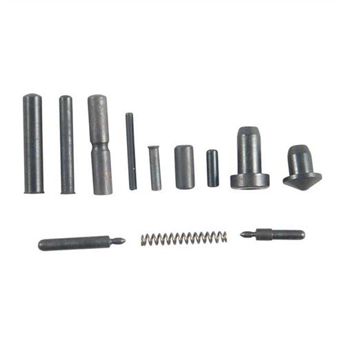 Mejora tu 1911 con este completo set de pines de acero azul, listos para instalar y diseñados para resistir el desgaste, ¡perfecto para el modelo Officers!