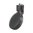 BLACK DOG MACHINE AR-15 DRUM MAGAZINE 22LR 50RD POLYMER SMOKE GRAY
