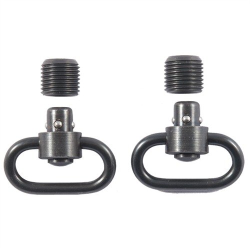 Mejora tu rifle con los HEAVY DUTY PUSH BUTTON SWIVELS de GROVTEC: construcción de acero, base de acero inoxidable, bucle de 1 1/4