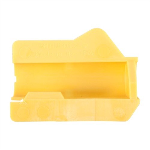 El M1 Muzzle Buddy se ajusta al cañón para alinear correctamente la varilla de limpieza, permite invertir el cepillo sin quitarlo y tiene puerto para solvente.