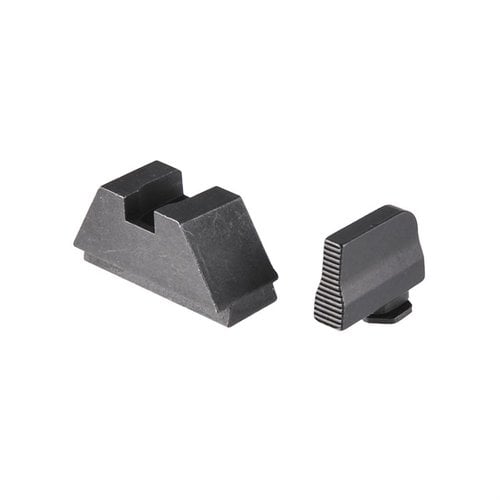 Las miras de altura Suppressor para GLOCK® ofrecen una imagen clara, son ideales para usar con RMR y cuentan con construcción de acero y acabado negro mate.