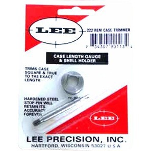 El Case Length Gauge de LEE Precision es una herramienta precisa y fácil de usar para recortar y nivelar la boca del cartucho. Ideal para tus proyectos de recarga.