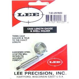 El Case Length Gauge de LEE Precision es la forma precisa y fácil de recortar a la longitud adecuada y escuadrar la boca del cartucho 7.62x39.