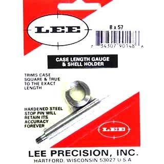 El Case Length Gauge de LEE PRECISION es una herramienta precisa y fácil de usar para recortar y alinear la boca del cartucho, compatible con Cutter y Lock Stud.