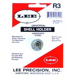El Universal Shell Holder #3 de LEE Precision es compatible con la mayoría de prensas de recarga, ¡ideal para tus proyectos de recarga!