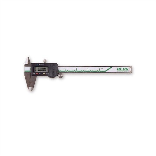 Con el caliper digital RCBS de 6