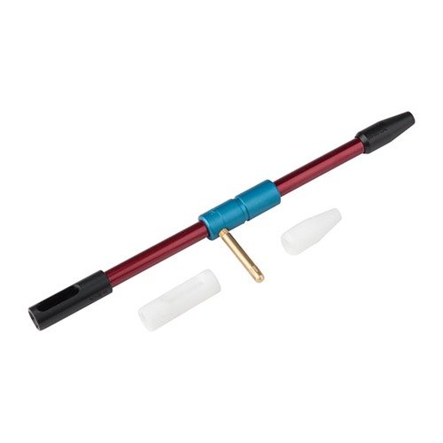 El BORE GUIDE ajustable de 22 a 30 calibres protege tu arma de daños por el limpiador y evita que el solvente entre en el receptor. ¡Ideal para una limpieza efectiva!