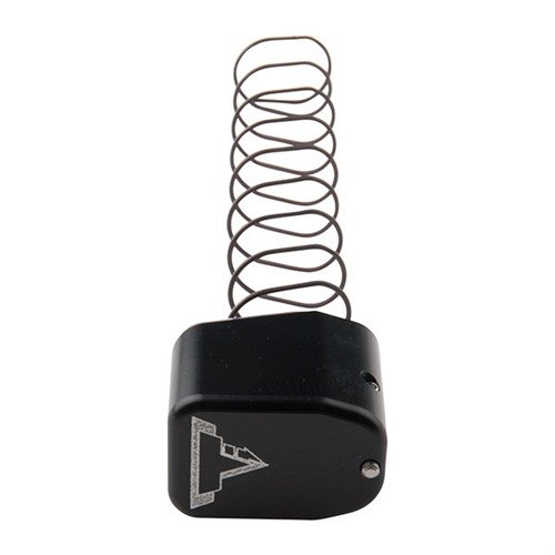 Aumenta la capacidad del cargador y facilita su extracción con un diseño de una pieza, fácil de instalar y hecho de aluminio CNC anodizado.