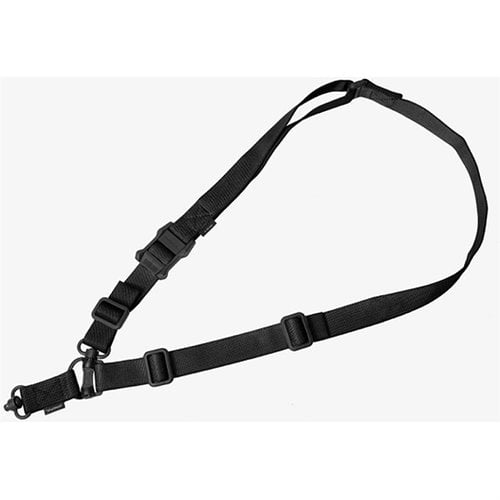 La MS4 GEN2 DUAL QD SLING de MAGPUL te ofrece una opción convertible de dos a un punto, con anclajes QD que facilitan su uso en cualquier situación.