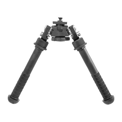 Descubre el PSR Atlas Bipod: patas no rotativas, 5 posiciones de 0 a 180 grados, y un 40% más fuerte. Ideal para precisión y estabilidad en el tiro.