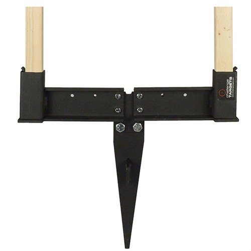 El HURRICANE TARGET STAND es ajustable, resistente al viento y condiciones extremas, ideal para tus objetivos de papel y cartón. ¡Perfecto para cualquier terreno!