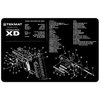 TEK MAT TEKMAT PISTOL GUN CLEANING MAT FOR SPRINGFIELD ARMORY XD BLK