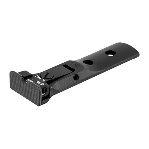 Mejora tu puntería con la mira trasera ajustable S&W de L.P.A. SIGHTS, compatible con revólveres K, L, N y X-frame, fácil de instalar y ajustar.