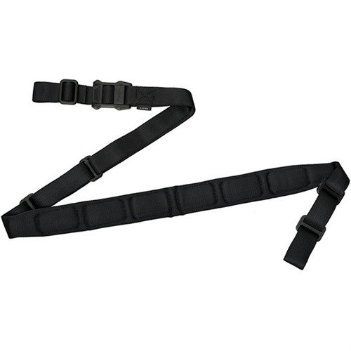 La MS1 Padded Sling de Magpul ofrece comodidad superior con su acolchado de espuma y diseño sin costuras, ideal para soportar armas pesadas con estilo.