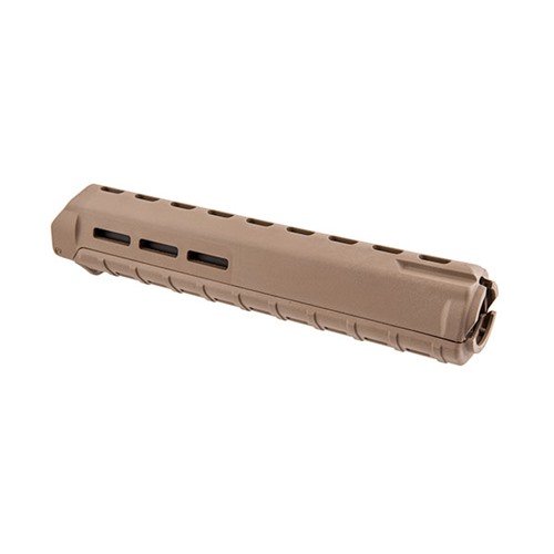 Los guardamanos Magpul MOE M-LOK son ligeros y resistentes, con ranuras M-LOK para accesorios, ideales para tu rifle AR-15/M16 de longitud completa.