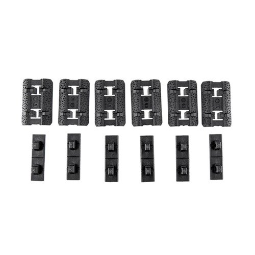 Las cubiertas M-LOK Type 2 de Magpul son de bajo perfil, personalizables y ofrecen un agarre superior, ideales para cualquier sistema M-LOK.