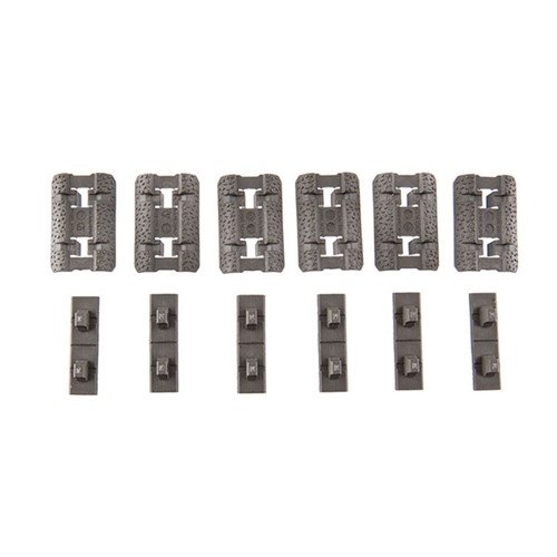 Las cubiertas M-LOK Type 2 de Magpul son de bajo perfil, texturizadas para mejor agarre y permiten personalizar tu AR-15 con facilidad y estilo.