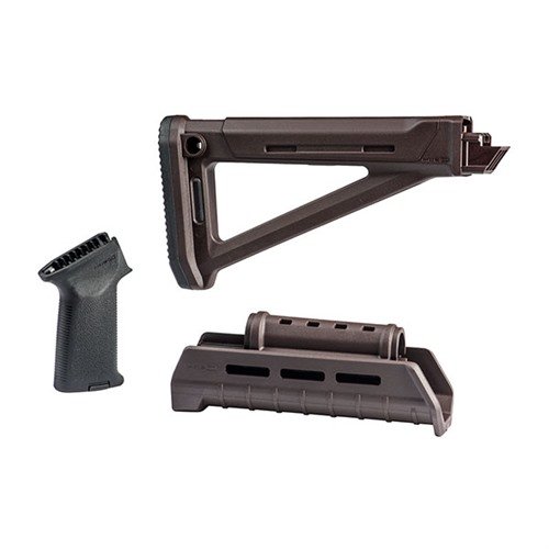 Mejora tu AK-47/74 con el set Magpul MOE: culata fija optimizada, guardamanos M-LOK, y empuñadura ergonómica para un control superior y almacenamiento.