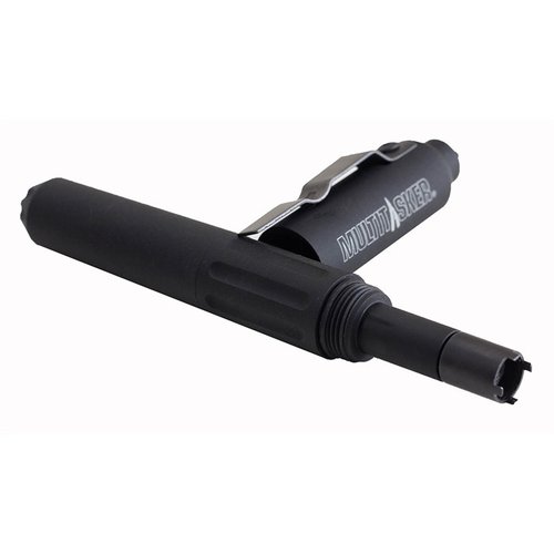 El MultiTasker Twist es una herramienta compacta que cabe en tu bolsillo, ideal para reparaciones y ajustes de armas con múltiples herramientas esenciales.