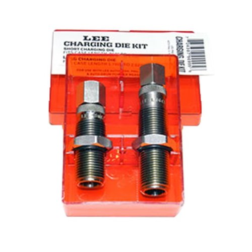 El Lee Rifle Charging Die es ideal para cargar cartuchos de rifle de pequeña capacidad, compatible con Auto Disk y Pro Auto Disk, sin expandir la boca del casquillo.
