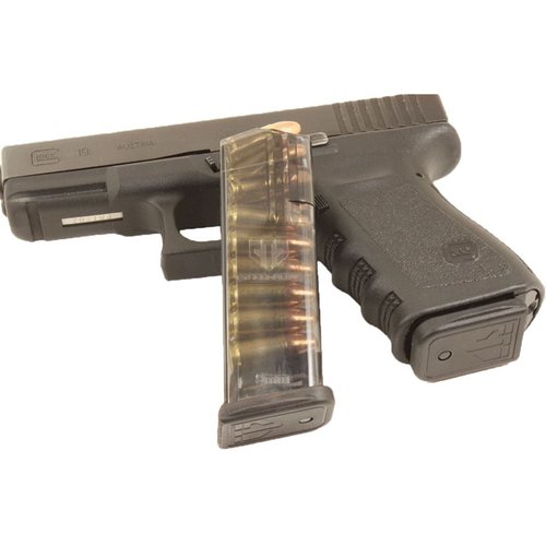 Los cargadores transparentes ETS para Glock 19 ofrecen visibilidad, durabilidad, resistencia química y compatibilidad con bases aftermarket, ¡perfectos para tus necesidades!