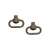 GROVTEC US PUSH BUTTON SWIVELS-FLAT DARK EARTH