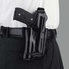 Descubre el Halo™ de Galco: un holster de cuero premium que permite llevar pistolas con luz, ideal para la ocultación y compatible con diversas luces y láseres.