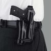 Descubre el Halo™ de Galco, un holster de cuero premium que permite llevar cómodamente tu pistola con luz, ideal para ocultación y compatible con diversas luces.